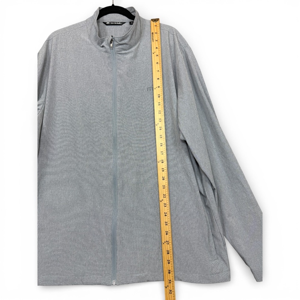 Travis Mathew Light Gray Full-Zip Performance Jacket - Picture 10 of 11